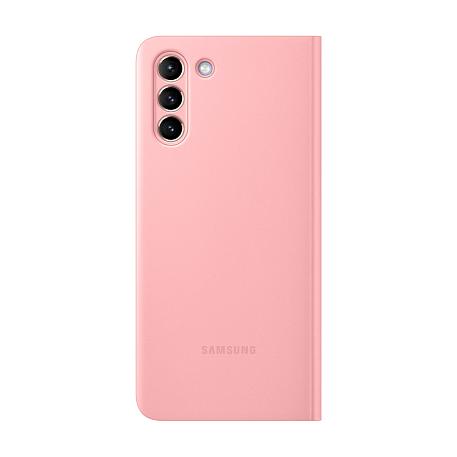 Чехол-книжка Samsung Smart Clear View Cover для Samsung Galaxy S21 Plus полиуретан, поликарбонат, розовый - 3