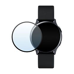 Защитное стекло 3D Premium для Samsung Galaxy Watch Active 2 40mm, черная рамка