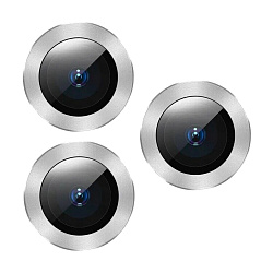 Защитное стекло на камеру Baseus Alloy Protection Ring для Apple iPhone 11 Pro / 11 Pro Max, серебристый