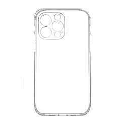 Клип-кейс (накладка) Ice Crust для Apple iPhone 15 Pro силикон, прозрачный
