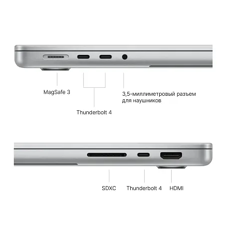 Ноутбук Apple MacBook Pro 14" (2025) M5 (Обслужен в АСЦ) 24/1 ТБ серебристый (отличное состояние, замена материнской платы) - 6