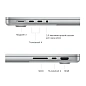 Ноутбук Apple MacBook Pro 14" (2025) M5 (Обслужен в АСЦ) 24/1 ТБ серебристый (отличное состояние, замена материнской платы) - 6