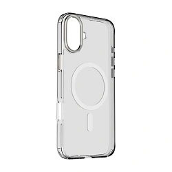 Клип-кейс (накладка) Momax CaseForm Play для Apple iPhone 16 полиуретан, поликарбонат, прозрачный