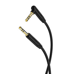 Аудиокабель Borofone BL4 3.5mm mini jack - 3.5mm mini jack 1 м, чёрный