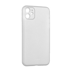 Клип-кейс (накладка) K-DOO Air для Apple iPhone 11 пластик, белый