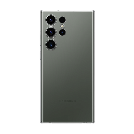Клип-кейс (накладка) Samsung Clear Case для Samsung Galaxy S23 Ultra полиуретан, поликарбонат, прозрачный - 3