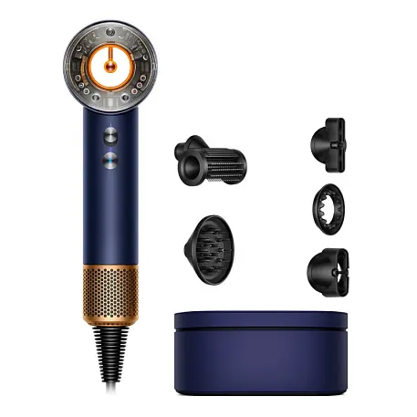 Фен Dyson Supersonic Nural HD16 Straight+Wavy Prussian Blue (футляр) - 3