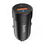 Автомобильное зарядное устройство + кабель Micro Hoco Z32A 18 Вт, чёрный - 1