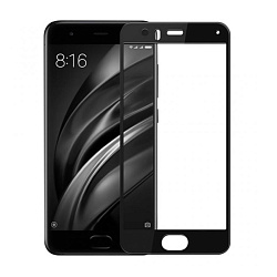 Защитное стекло 3D Classic для Xiaomi Mi 6, черная рамка