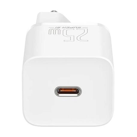 Сетевое зарядное устройство Baseus Super Si Quick Charger 25 Вт белый - 2