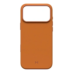 Клип-кейс (накладка) Magssory Eco Leather Case для Apple iPhone 17 Pro экокожа, микрофибра, оранжевый