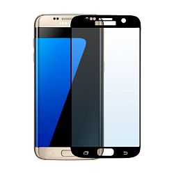 Защитное стекло 3D Classic для Samsung Galaxy S7 Edge, черная рамка