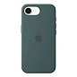 Клип-кейс (накладка) Silicone Case MagSafe для Apple iPhone 16e / 17e силикон, "зелёное озеро"
