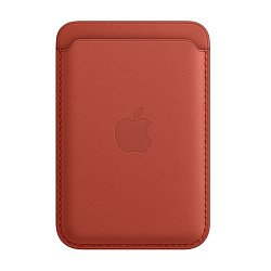 Кардхолдер Leather Wallet with Magsafe для Apple iPhone искусственная кожа, красный