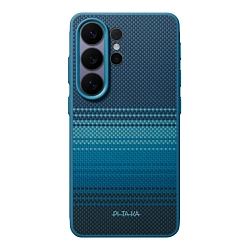 Клип-кейс (накладка) Pitaka Military-Grade Protective Case для Samsung Galaxy S26 Ultra кевлар (арамид), "восход луны" (PBS2604U)