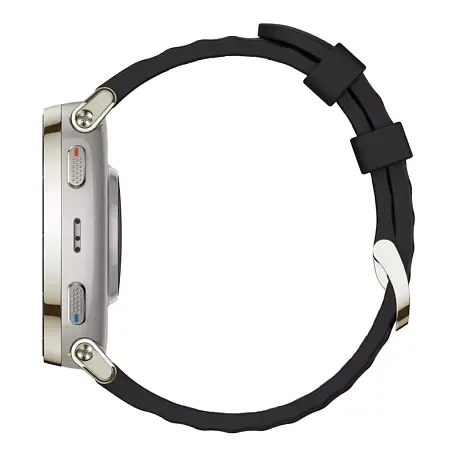 Умные часы Xiaomi Amazfit Active 3 Premium серебристый (чёрный ремешок) - 3