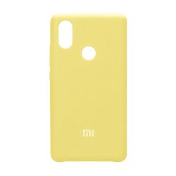 Клип-кейс (накладка) Silicone cover для Xiaomi Redmi Note 7 / Note 7 Pro / Note 7S силикон, жёлтый