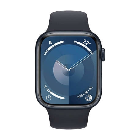 Умные часы Apple Watch Series 9 45mm GPS Midnight Aluminium Case Midnight Sport Band S/M - 2