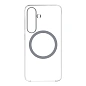 Клип-кейс (накладка) Samsung Clear Magnet Case для Samsung Galaxy S25 полиуретан, поликарбонат, алюминий, прозрачный