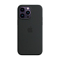 Клип-кейс (накладка) Silicone Case для Apple iPhone 14 Pro Max силикон, чёрный