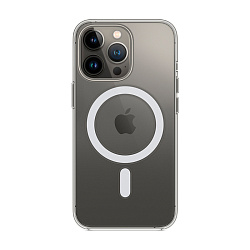 Клип-кейс (накладка) Clear Case MagSafe для Apple iPhone 13 Pro поликарбонат, прозрачный