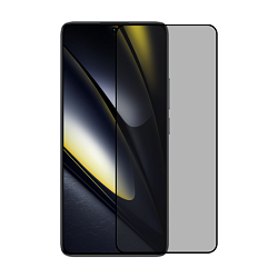 Защитное стекло 3D Premium для Xiaomi Poco F6, черная рамка