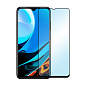 Защитное стекло 3D Premium для Xiaomi Redmi Note 9T, черная рамка