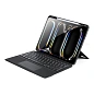 Чехол-клавиатура c отделением под стилус Dux Ducis Magnetic Keyboard для Apple iPad Pro 13" (2024 / 2025) полиуретан, поликарбонат, чёрный