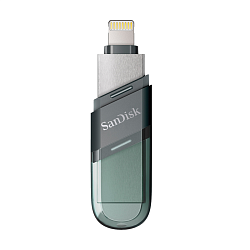 USB-флешка SanDisk iXpand Drive Flip for iPhone and iPad 64 ГБ прозрачно-зеленый