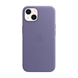 Клип-кейс (накладка) Apple Leather Case MagSafe для Apple iPhone 13 кожа, Wisteria