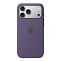 Клип-кейс (накладка) Silicone Case MagSafe для Apple iPhone 17 Pro Max силикон, тёмно-фиолетовый