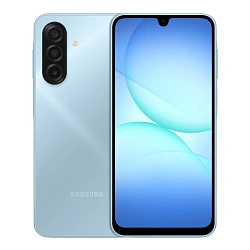 Смартфон Samsung Galaxy A17 (Уценка) 4/128 ГБ светло-голубой, 2sim - гибридный слот