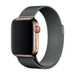 Браслет Миланский сетчатый для Apple Watch 38 / 40 / 41 / 42mm сталь серый