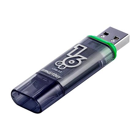 USB-флешка SmartBuy Glossy 16 ГБ тёмно-серый - 2