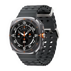 Ремешок Marine для Samsung Galaxy Watch Ultra силикон чёрный