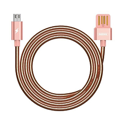 Дата-кабель Remax Tinner Copper Micro 1 м, розовый