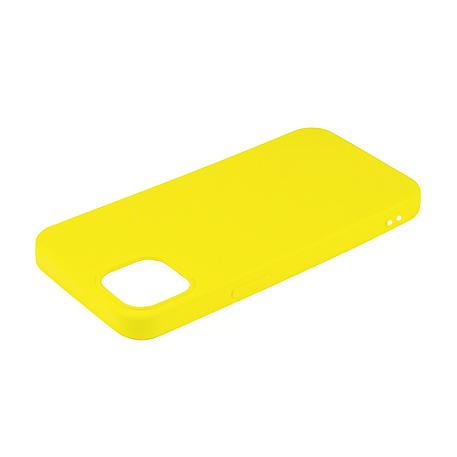 Клип-кейс (накладка) Без лого для Apple iPhone 13 силикон, ярко-жёлтый - 4