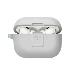 Кобура UNIQ Clyde для Apple AirPods Pro 2 полиуретан, поликарбонат, бело-мятный