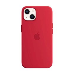 Клип-кейс (накладка) Apple Silicone Case MagSafe для Apple iPhone 13 силикон, Red