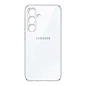 Клип-кейс (накладка) для Samsung Galaxy S24 / S25 силикон, прозрачный