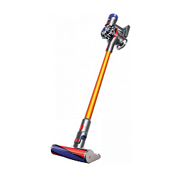 Беспроводной пылесос Dyson V8 Absolute серебристый, жёлтый (SV25)