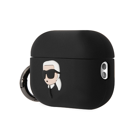Кобура CG Mobile Lagerfeld Silicone Case With Ring для Apple AirPods Pro 2 - 3