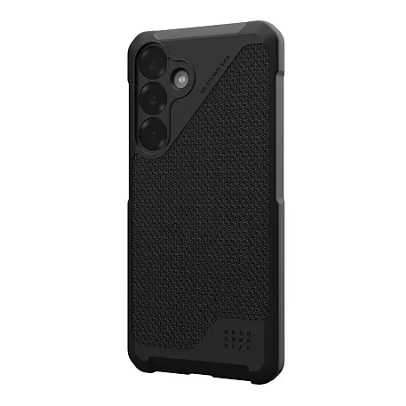Клип-кейс (накладка) UAG Metropolis LT Magsafe для Samsung Galaxy S25 Plus полиуретан, ткань, кевлар (арамид), чёрный - 2