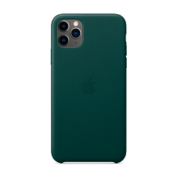 Клип-кейс (накладка) Apple Leather Case для Apple iPhone 11 Pro Max кожа, Forest Green