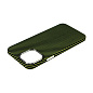 Клип-кейс (накладка) K-DOO Kevlar для Apple iPhone 13 кевлар, чёрно-зелёный (полоска) - 4