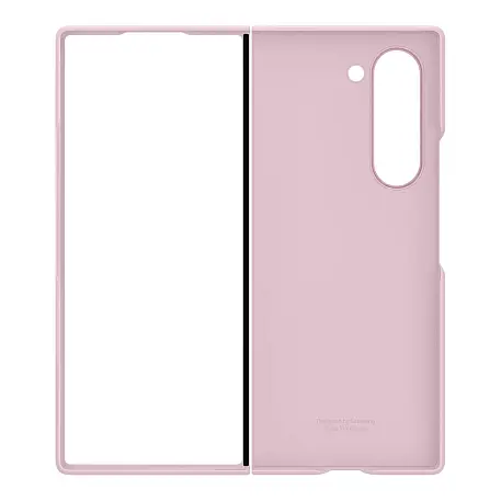 Клип-кейс (накладка) Samsung S Pen Case для Samsung Galaxy Z Fold 6 полиуретан, поликарбонат, розовый - 6