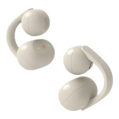 Беспроводные наушники Sony LinkBuds Clip WF-LC900 кремовый - 2