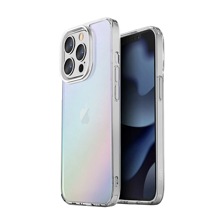 Клип-кейс (накладка) UNIQ Lifepro Xtreme для Apple iPhone 13 Pro силикон, перламутровый - 2