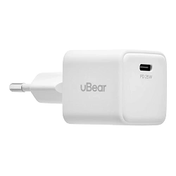 Сетевое зарядное устройство uBear Bridge 25 Вт белый