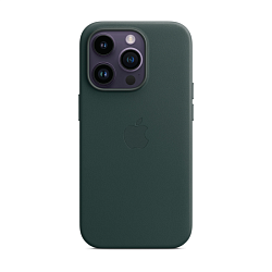 Клип-кейс (накладка) Apple Leather Case MagSafe для Apple iPhone 14 Pro кожа, Forest Green